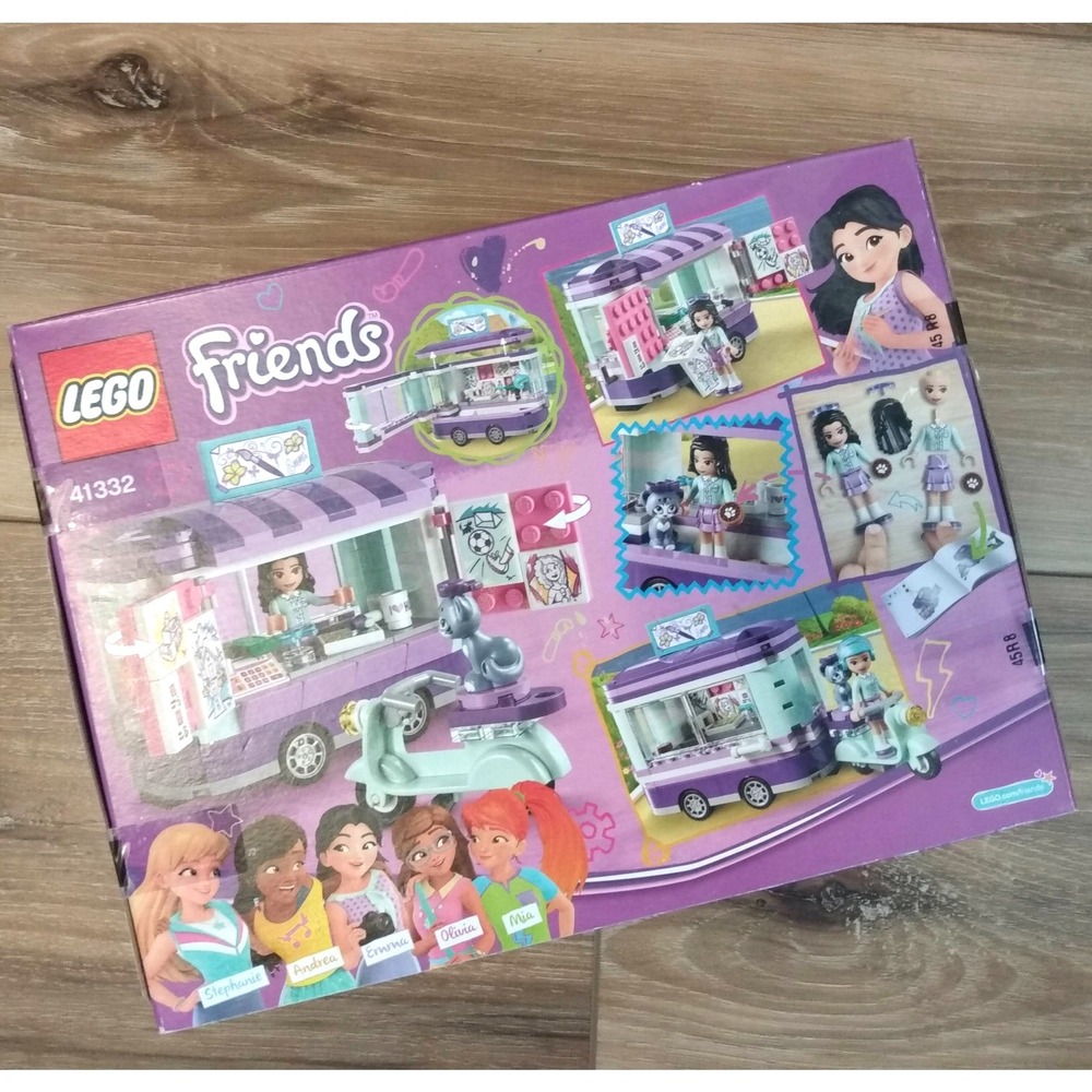 Lego FRIENDS 41332 Emma's ART STAND Unopened Entrepreneur Artist Girl Power Cat‎ - Picture 2 of 4